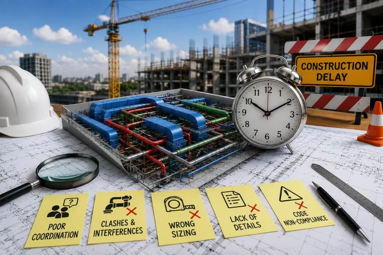 Common MEP Design Mistakes That Delay Construction Projects